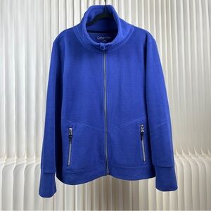 Calvin Klein Zip-Up Fleece Jacket